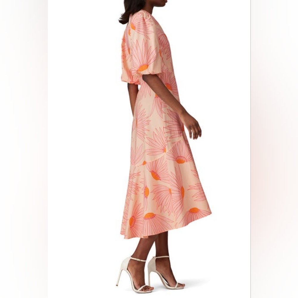 kate spade floral wrap dress
